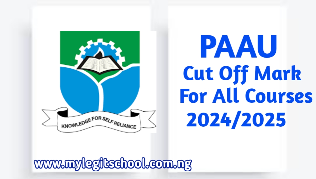 PAAU Cut Off Mark for all courses