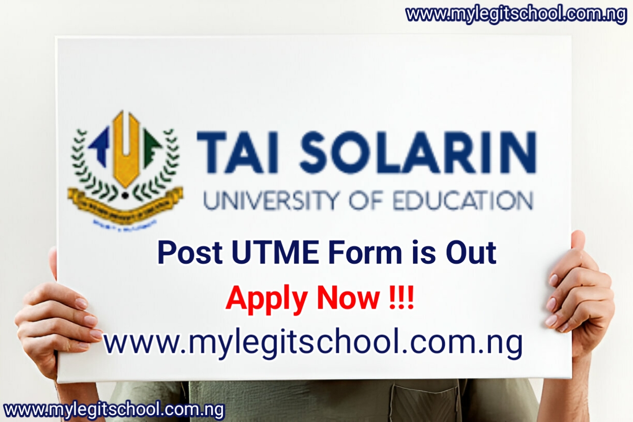 TASUED post UTME Form