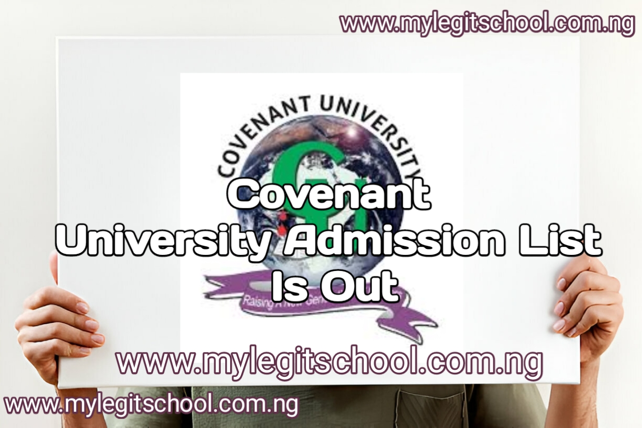 Covenant University Admission List