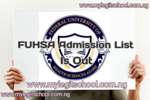 FUHSA Admission List