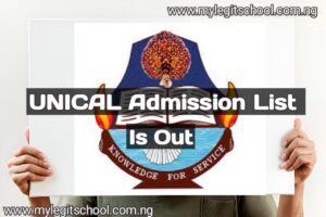 UNICAL Admission List