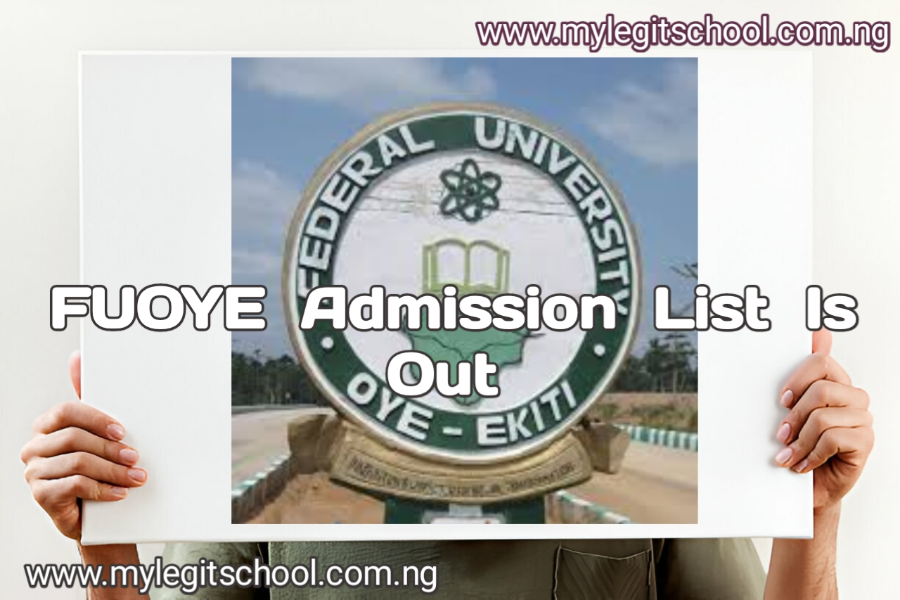 FUOYE Admission List