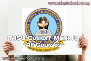 Taraba State University Cut Off Mark