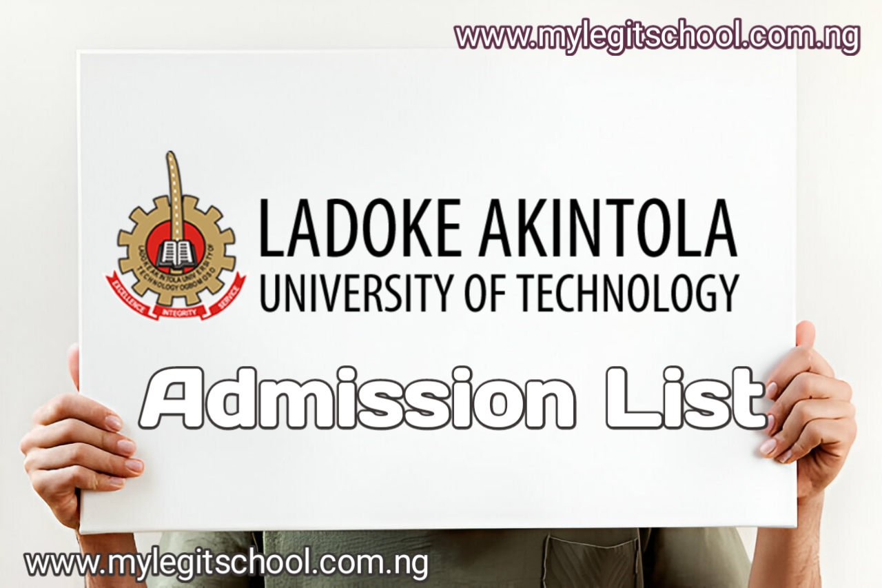 LAUTECH Admission List | LAUTECH Admission portal