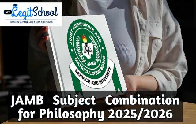 JAMB subject combination for philosophy