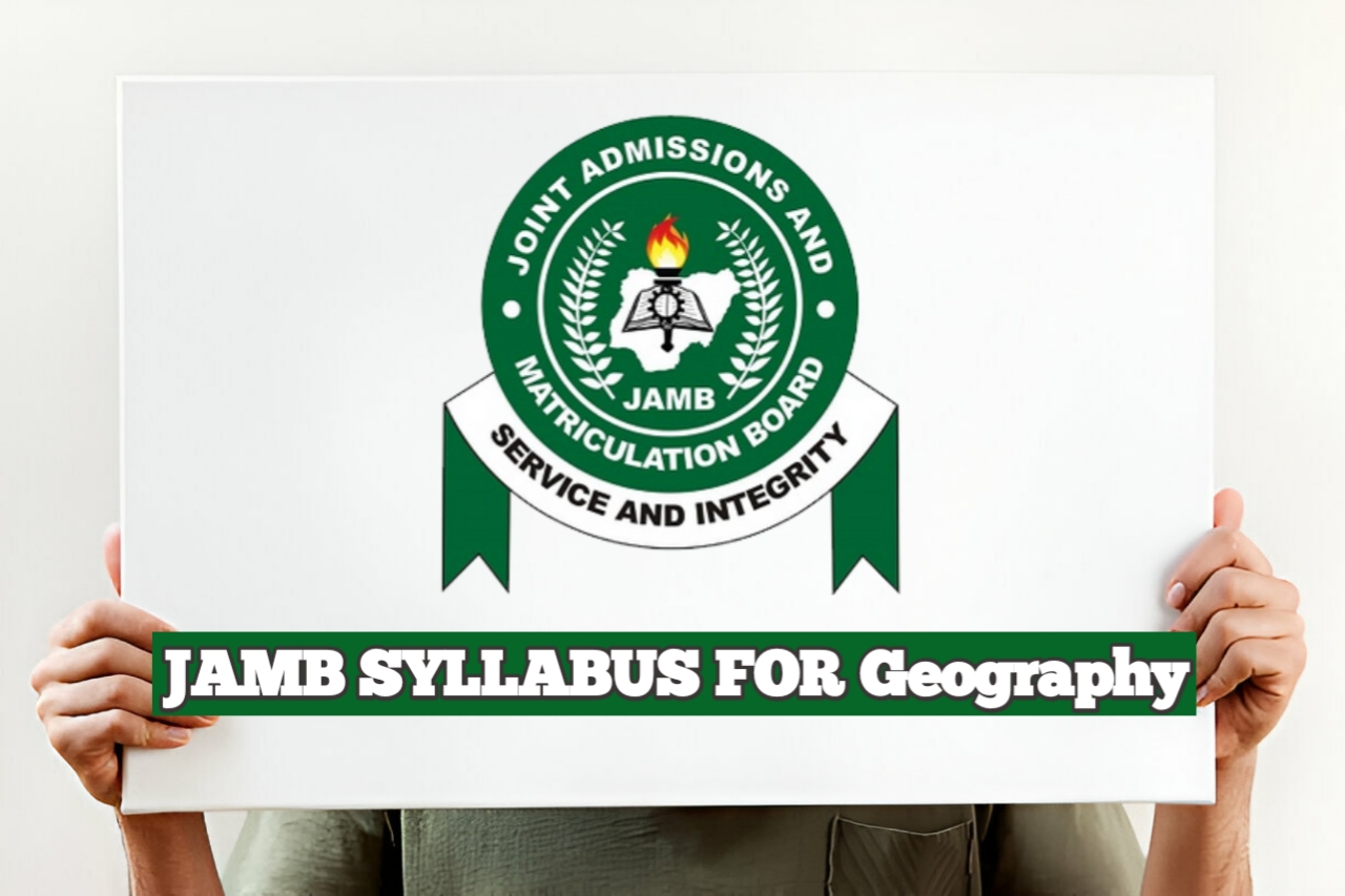 JAMB Syllabus For Geography | Recommended Textbooks for Geography