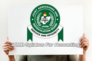 JAMB Syllabus For Accounting | JAMB Recommended Textbooks for Accounting