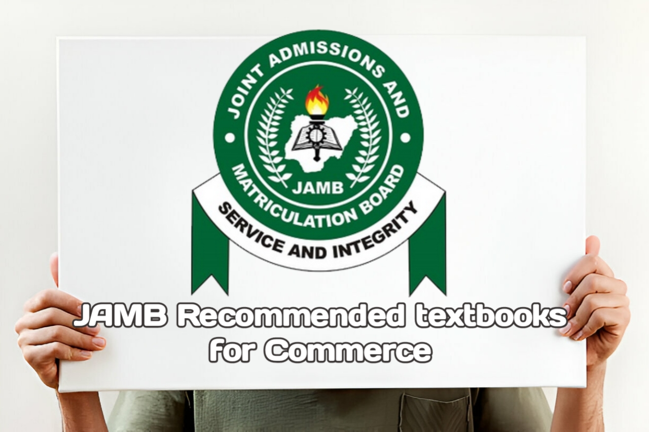 JAMB Recommended textbooks for Commerce