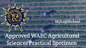 Approved WAEC Agricultural Science Practical Specimen
